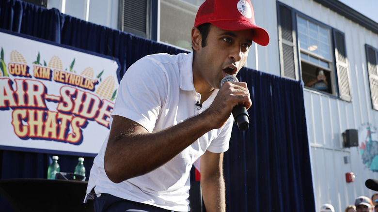 Vivek Ramaswamy rapping