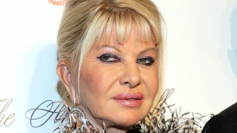 Ivana Trump posing at an event