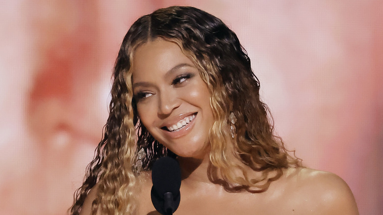 Beyoncé smiling