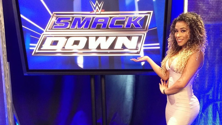 JoJo Offerman at SmackDown event