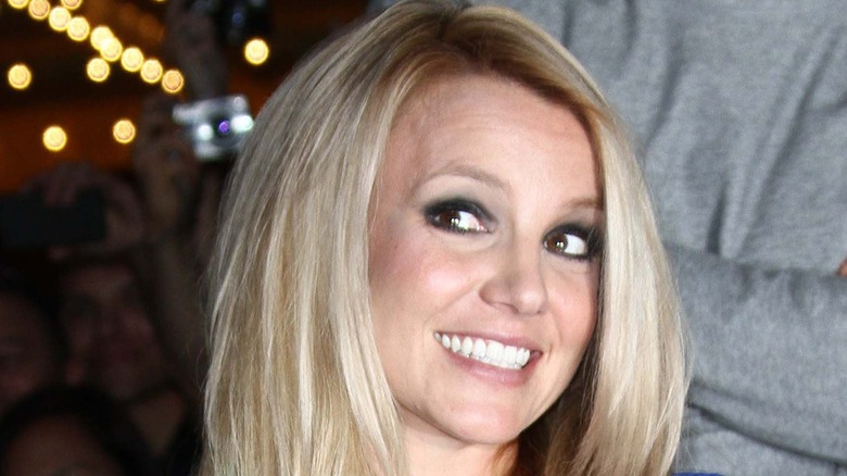 Britney Spears smiling 