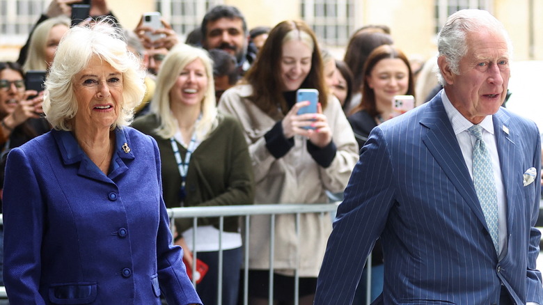 Prince Charles and Camilla at public event 