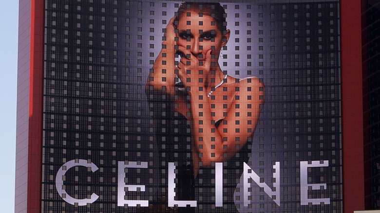 Billboard of celine's show