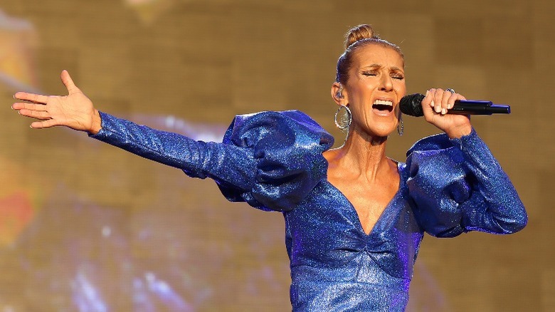 Celine Dion onstage