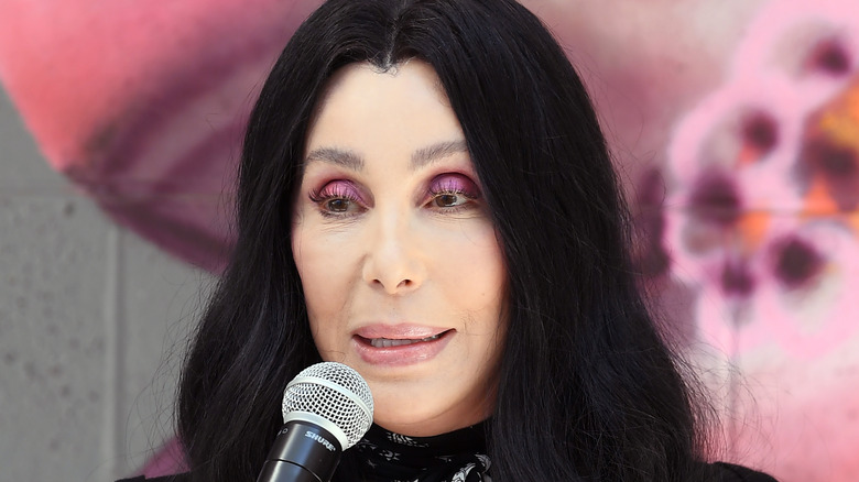 Cher speaking