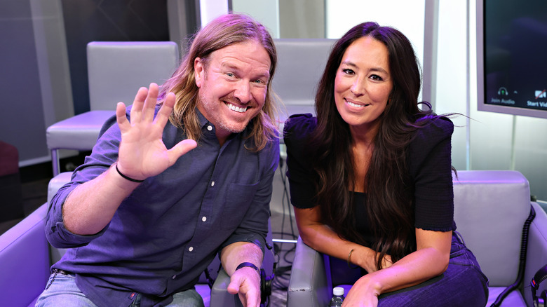 Chip and Joanna Gaines grinning