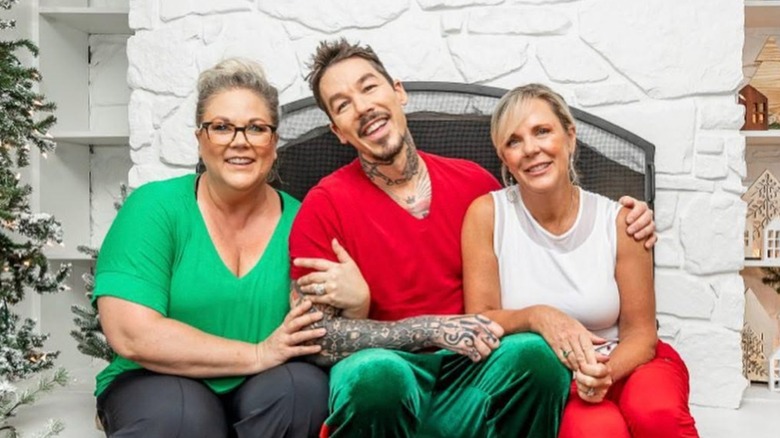 Dyonne Danielson, David Bromstad, Dynelle Helgeson smiling