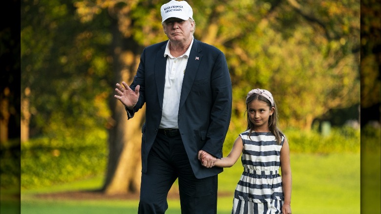 Arabella Rose Kushner with Donald Trump