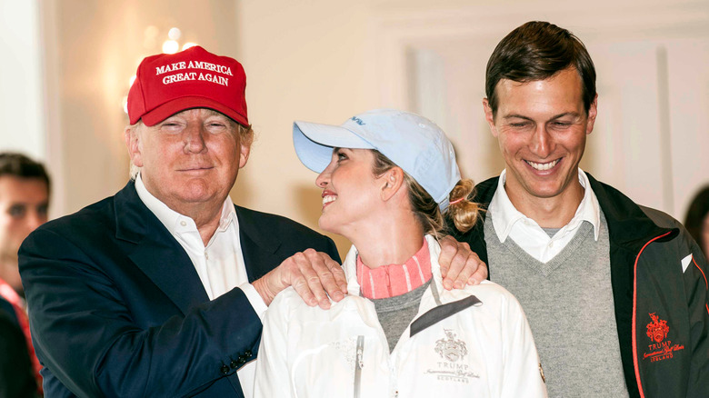 Donald Trump, Ivanka Trump, and Jared Kushner