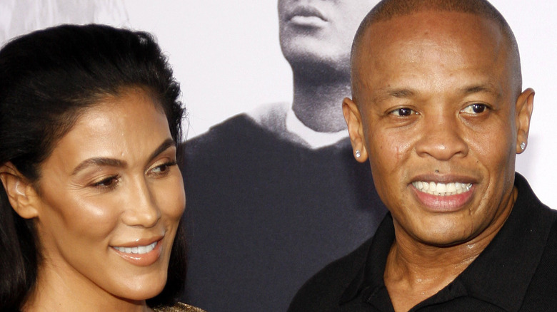 Dr. Dre with ex-wife, Nicole Young
