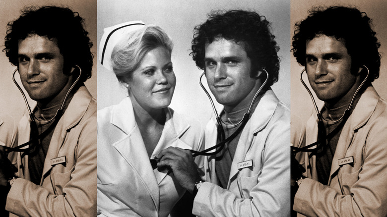 Gregory Harrison playing doctor as Gonzo Gates