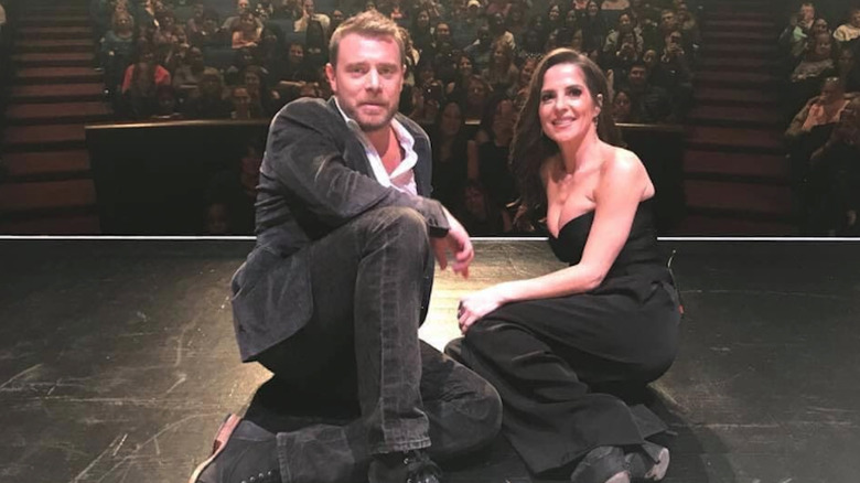 Billy Miller and Kelly Monaco at an event 