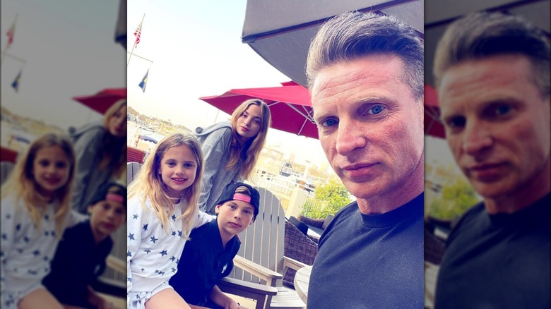 Steve Burton and his kids