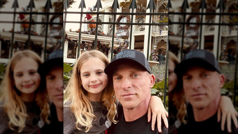 Steve Burton and his daughter