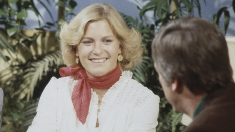 Susan Ford Bales smiling during interview in the '70s