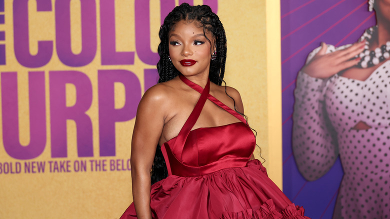 Halle Bailey at an event