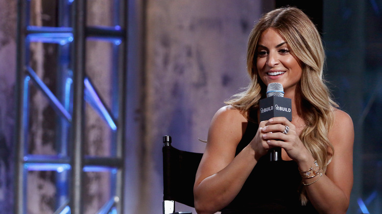 Alison Victoria speaking at the AOL BUILD speaker series in 2015