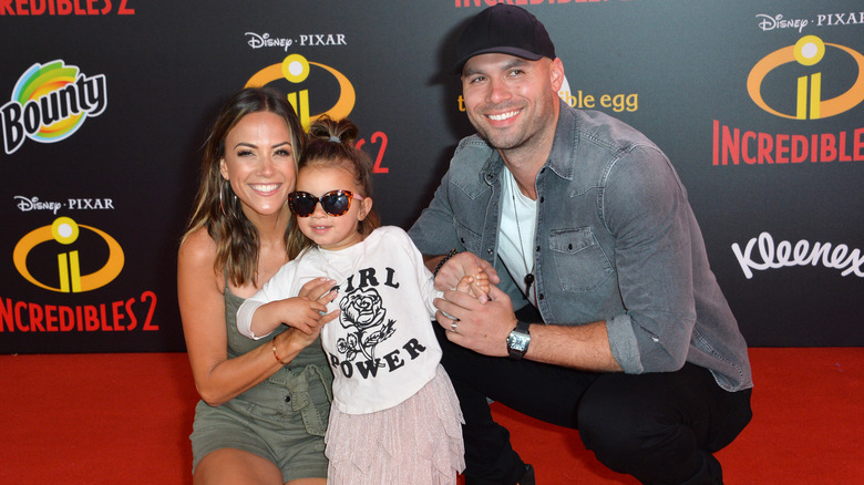 Jana Kramer, Mike Caussin, and their daughter, Jolie