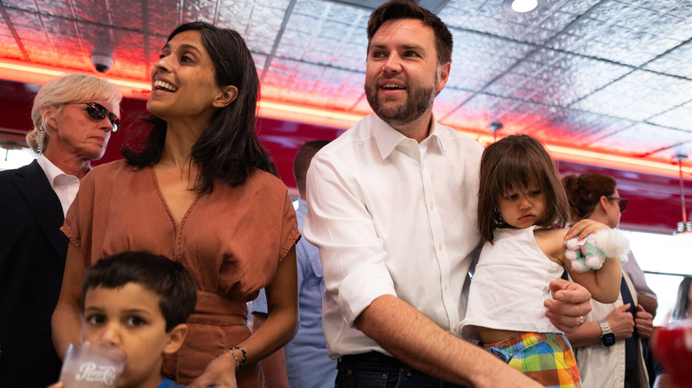 JD Vance Usha with Kids