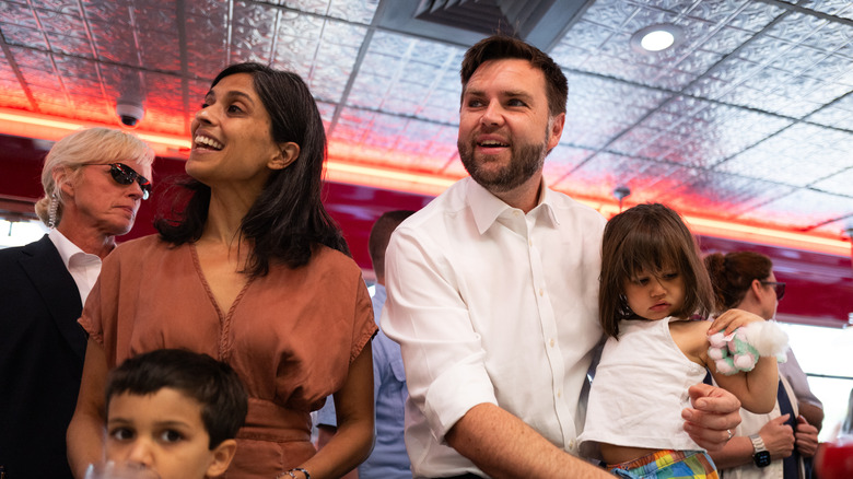 JD Vance with his family