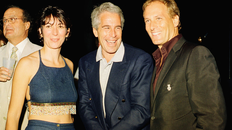 Jeffrey Epstein and Ghislaine Maxwell smiling