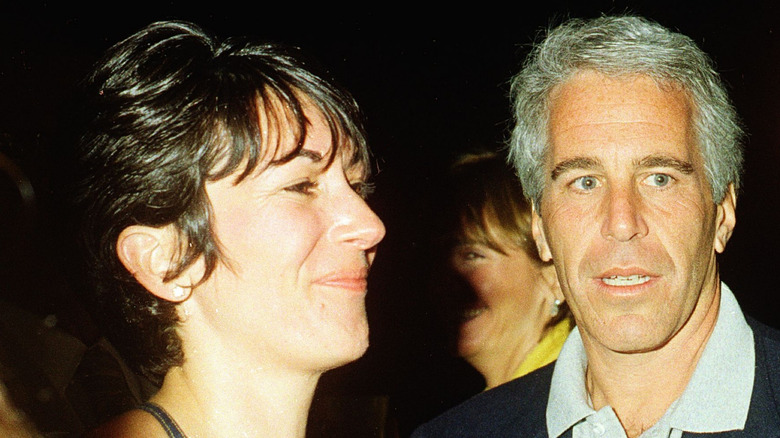 Jeffrey Epstein and Ghislaine Maxwell smiling