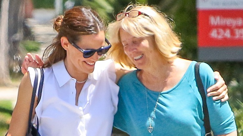 Jennifer Garner and Ben Affleck's mother Chris Anne Boldt are seen in Los Angeles (2017)