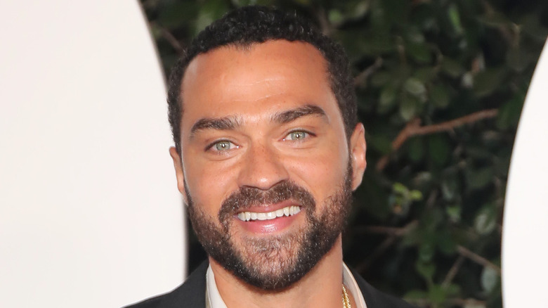 Jesse Williams smiling at an event