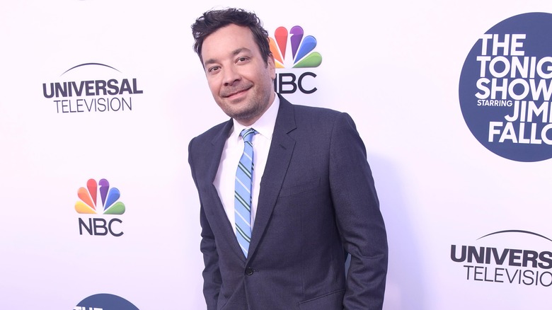 Jimmy Fallon posing