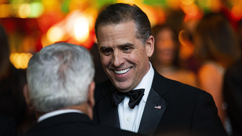 Hunter Biden smiling at an event 