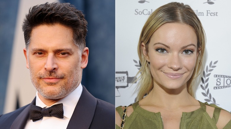 Split image of Joe Manganiello and Caitlin O'Connor