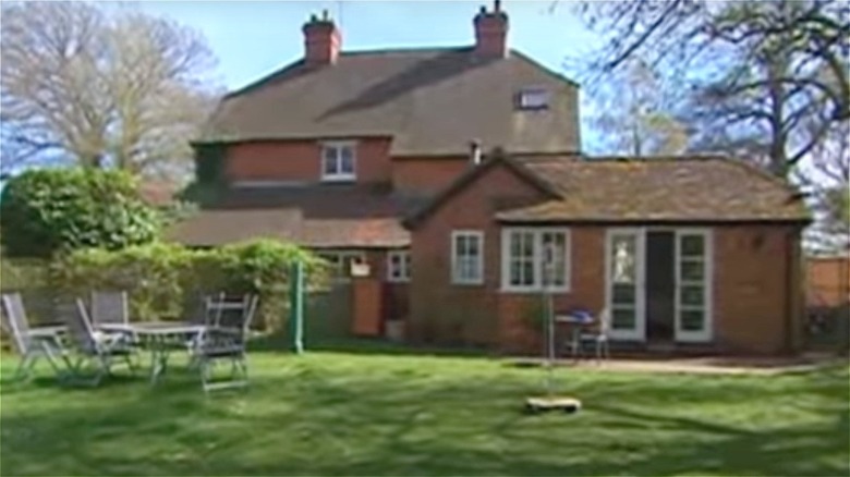 Back yard of Middleton family home