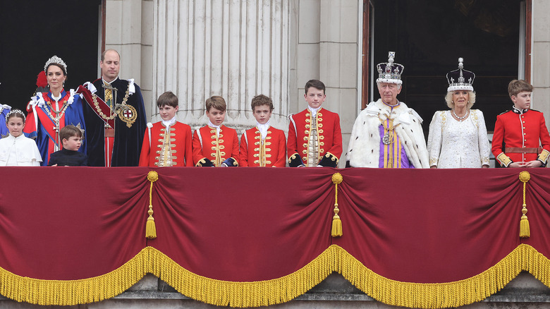 Royal family at King Charles' coronation