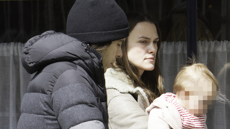 Keira Knightley and James Righton out in public with their eldest daughter, Edie