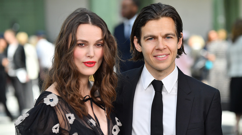 Keira Knightley with James Righton at Chanel event