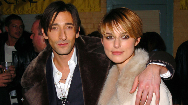 Adrien Brody and Keira Knightley on the red carpet 