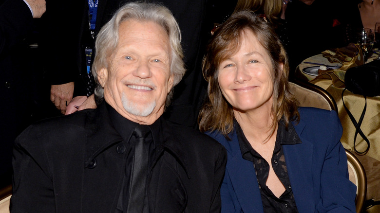 Kris Kristofferson and Lisa Meyers smiling