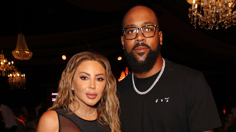 Larsa Pippen with Marcus Jordan