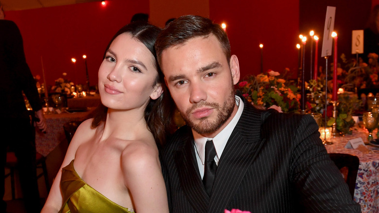 Liam Payne and Maya Henry at an event in England.