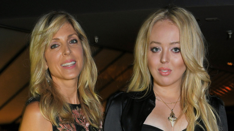 Marla Maples and daughter Tiffany Trump dine together in London in June 2018