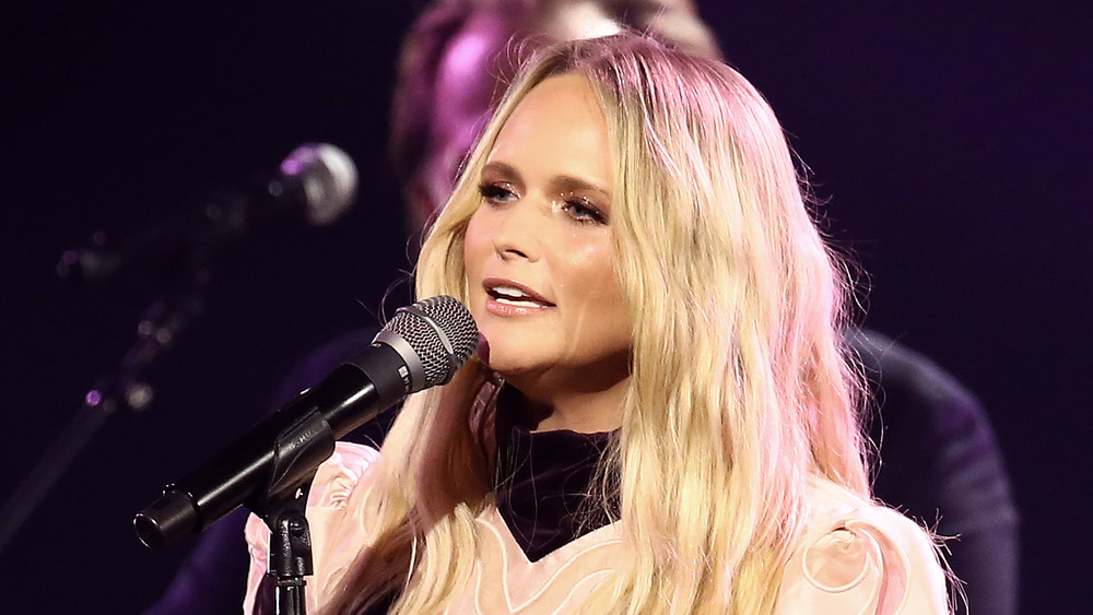 Miranda Lambert singing onstage