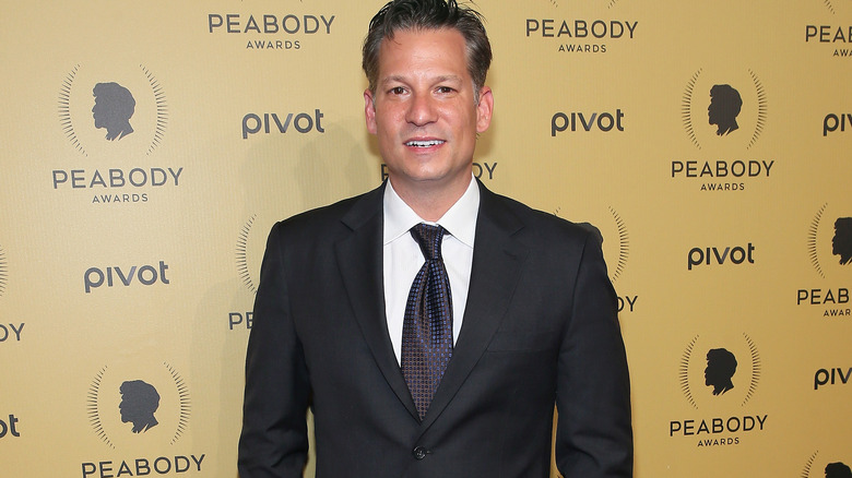 Richard Engel smiles on Peabody Awards red carpet