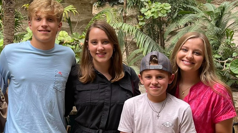 Jack, Abigail, Will, and Hannah Johnson pose for photo