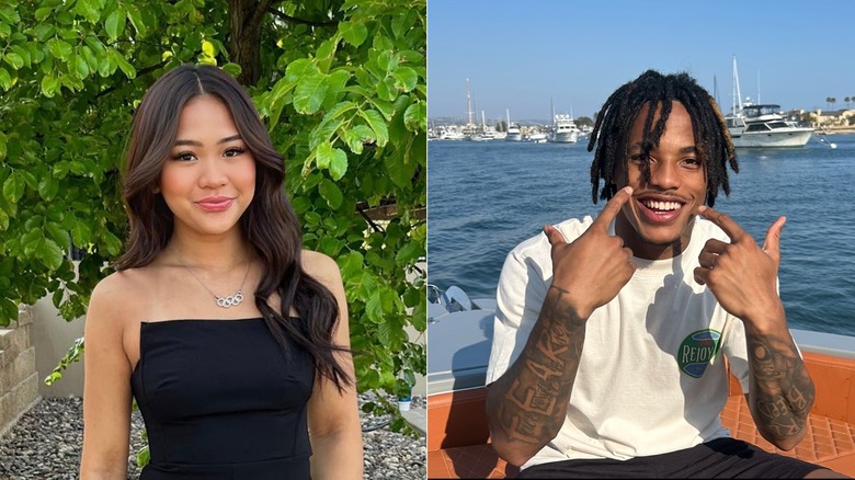 Split image of Suni Lee and Jaylin Smith 