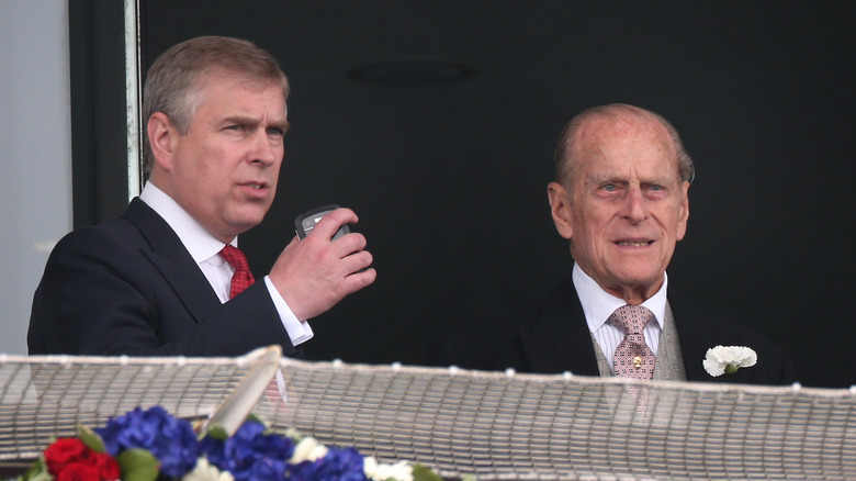 Prince Philip and Prince Andrew