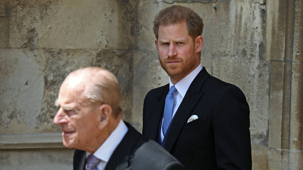 Prince Harry and Prince Philip