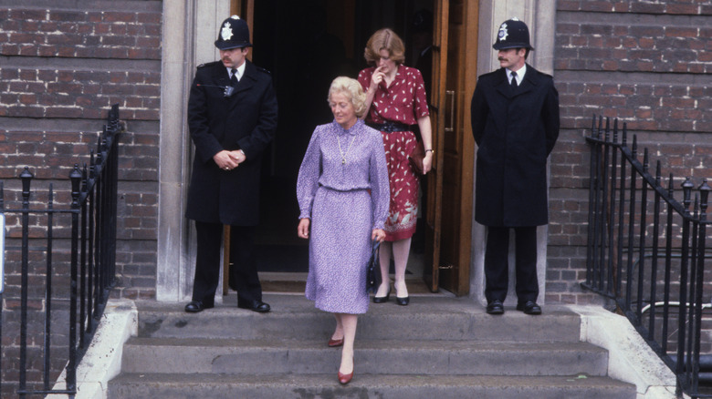 Frances leaves St. Mary's Hospital