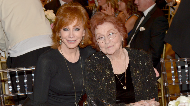 Reba McEntire and her mother Jacqueline