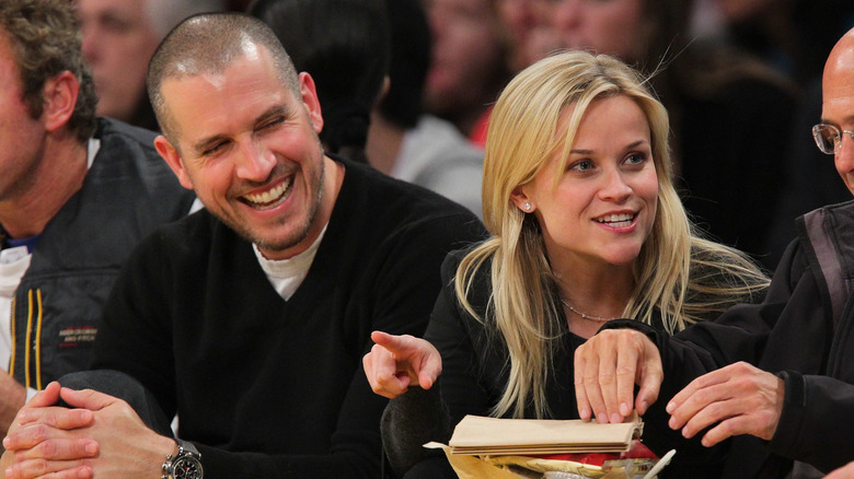 Reese Witherspoon with Jim Toth at an event