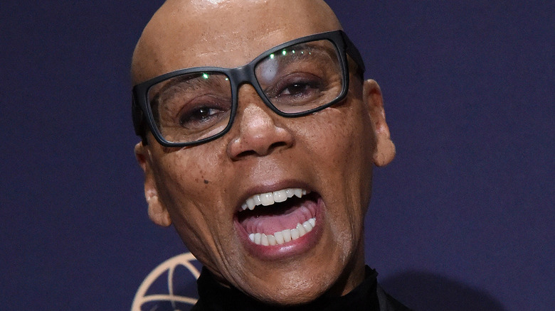 RuPaul Charles laughing